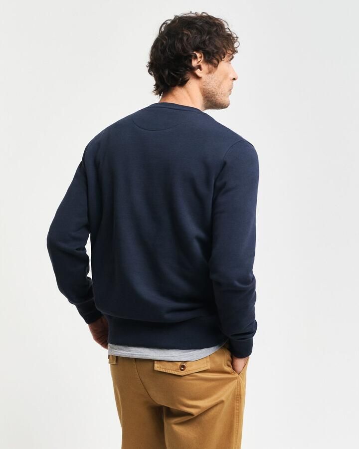 Gant Sweatshirt EMBOSSED C-NECK SWEAT een verheven -grafiekembossing op de borst - Foto 2