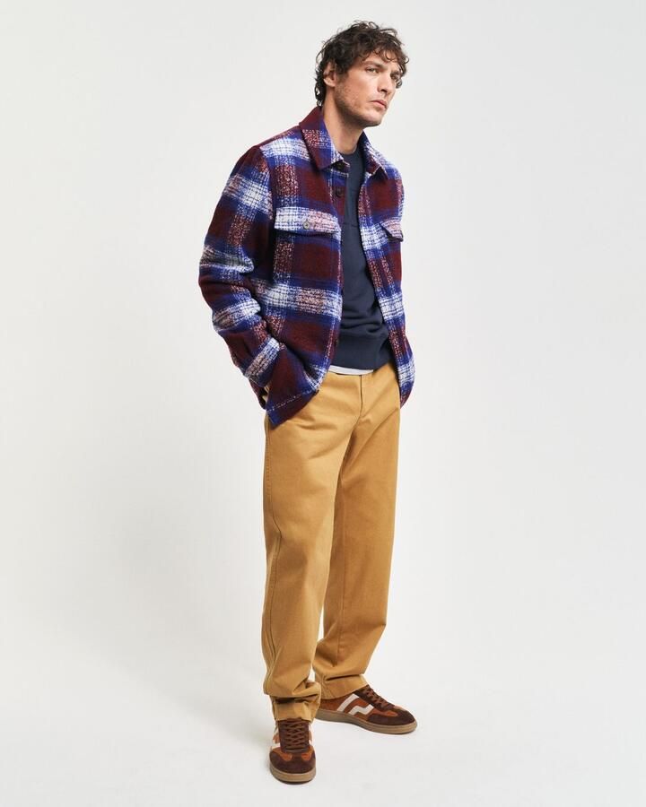 Gant Sweatshirt EMBOSSED C-NECK SWEAT een verheven -grafiekembossing op de borst - Foto 3