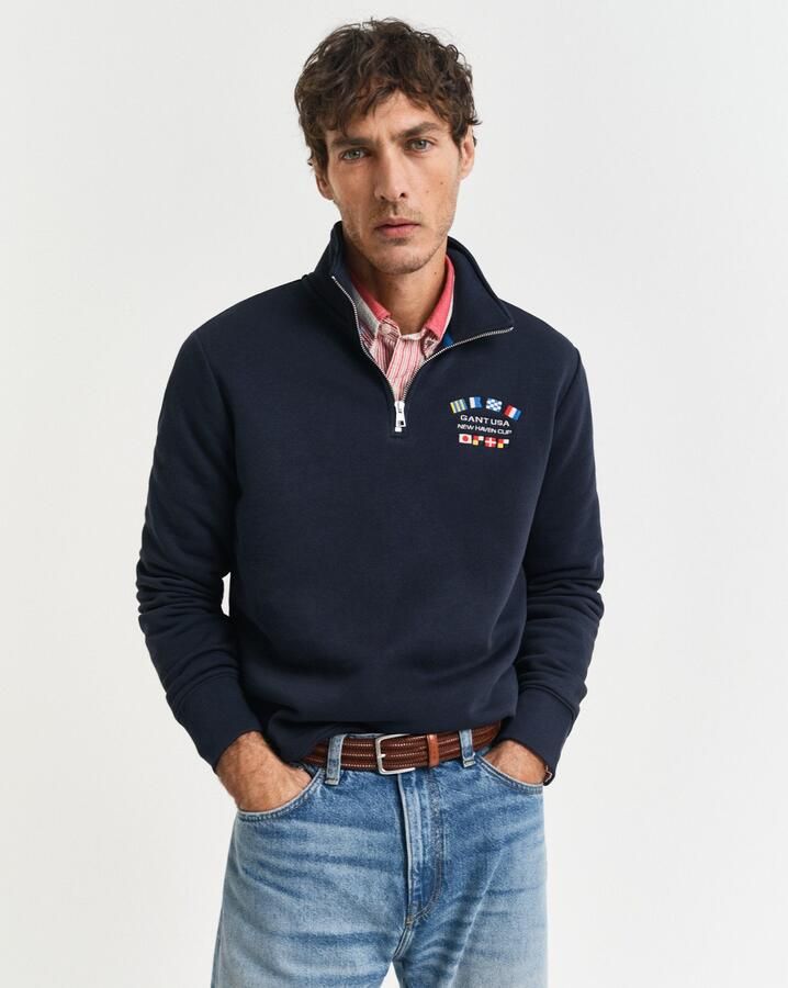 Gant Sweatshirt GRAPHIC HALF ZIP - Foto 5