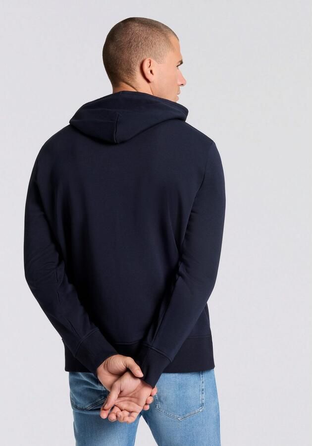 Gant Sweatshirt PRINTED GRAPHIC met capuchon regular fit kangoeroezak - Foto 2