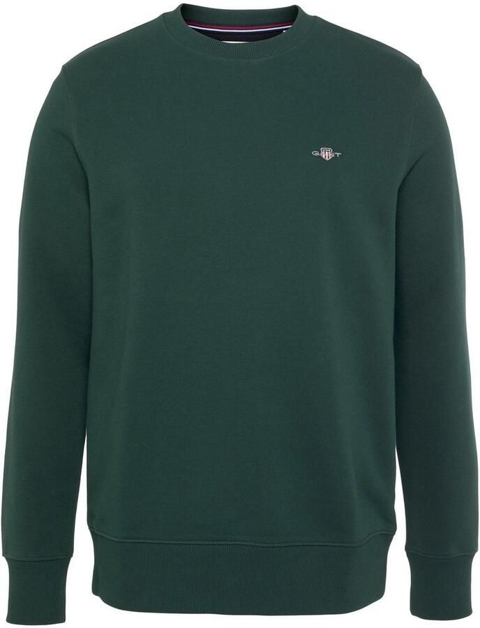 Gant Sweatshirt REG SHIELD C-NECK SWEAT met logoborduursel op borsthoogte - Foto 2
