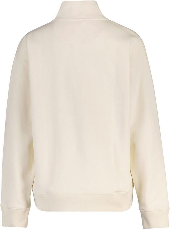 Gant Sweatshirt SCRIPT HALF ZIP met opstaande kraag normale pasvorm