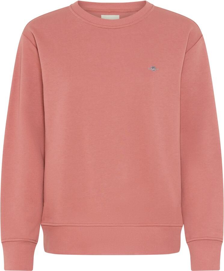 Gant Sweatshirt SHIELD C-NECK SWEAT Grafische -borduursel op de borst