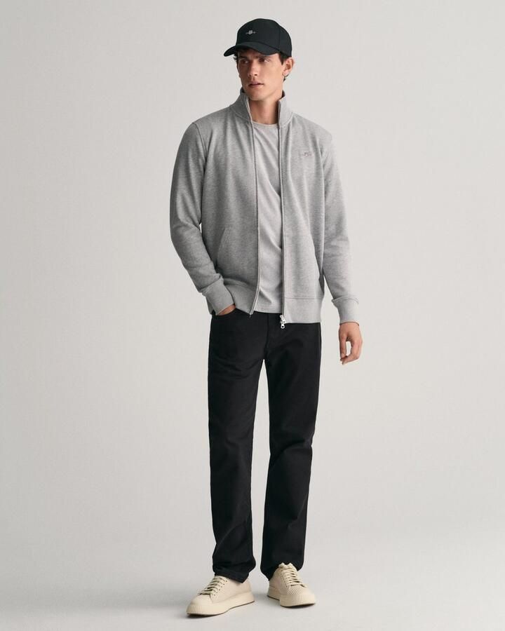 Gant Sweatvest REG SHIELD FULL ZIP SWEAT met logoborduursel op borsthoogte - Foto 7