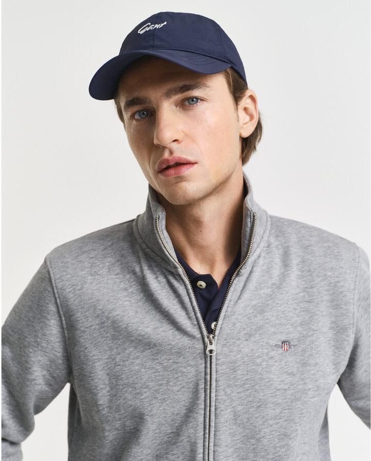 Gant Sweatvest REG SHIELD FULL ZIP SWEAT met logoborduursel op borsthoogte - Foto 3