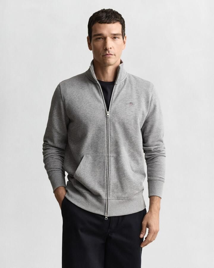 Gant Sweatvest REG SHIELD FULL ZIP SWEAT met logoborduursel op borsthoogte - Foto 20