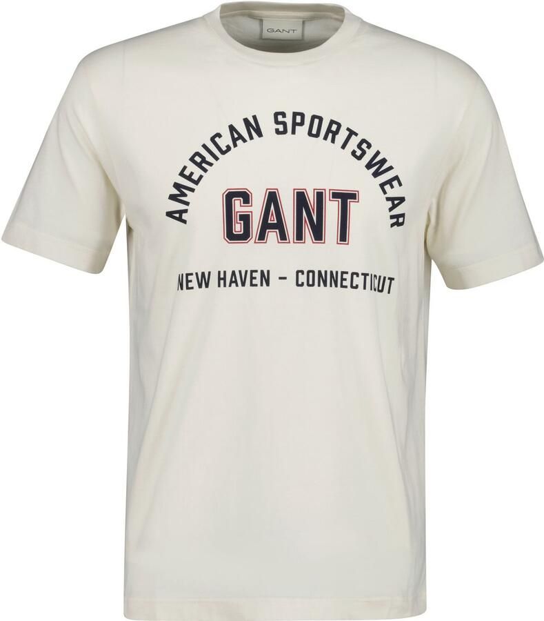 Gant T-shirt PRINTED GRAPHIC Regular fit ronde hals - Foto 2