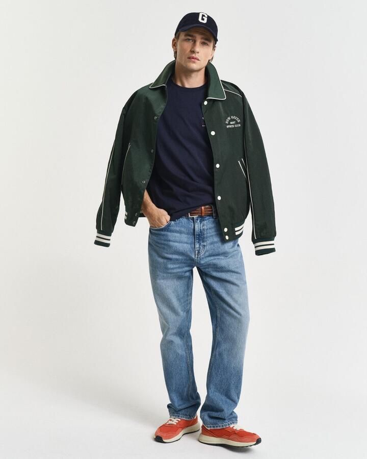 Gant T-shirt REG ARCHIVE SHIELD EMB SS T-SHIRT geïnspireerd door het archief uit de jaren '80 - Foto 5