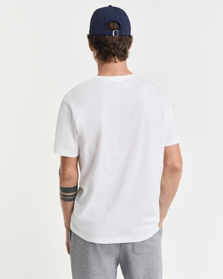 Gant T-shirt met labelprint model 'ARCHIVE SHIELD' - Foto 3