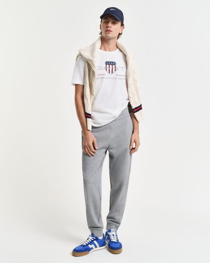 Gant T-shirt met labelprint model 'ARCHIVE SHIELD' - Foto 4