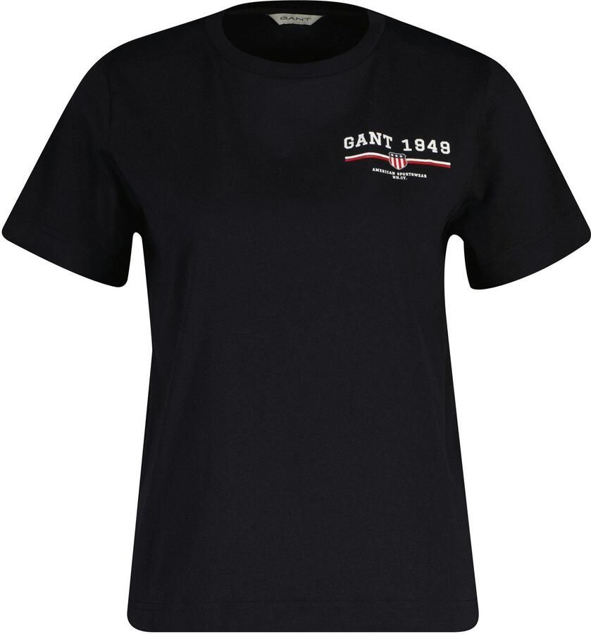 Gant T-shirt REG GRAPHIC SS T-SHIRT regular fit print op de borst