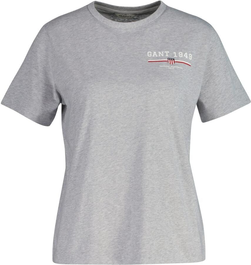 Gant T-shirt REG GRAPHIC SS T-SHIRT regular fit print op de borst
