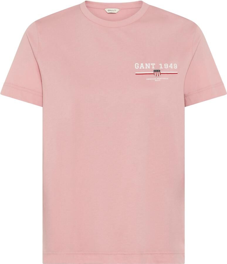 Gant T-shirt REG GRAPHIC SS T-SHIRT regular fit print op de borst