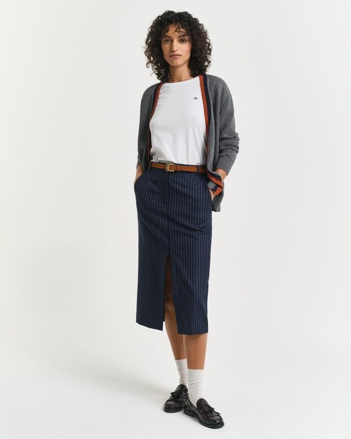 Gant T-shirt REG SHIELD KA T-SHIRT met een klein geborduurd wapenschild op de borst - Foto 4