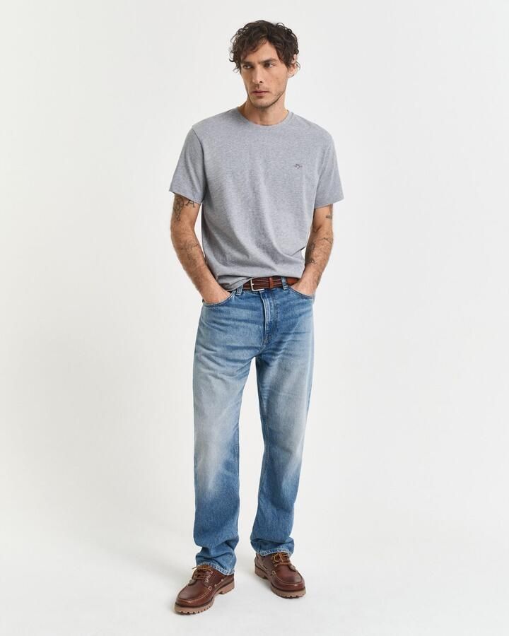 Gant T-shirt REG SHIELD SS T-SHIRT met logoborduursel op borsthoogte - Foto 5