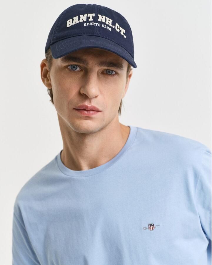 Gant T-shirt REG SHIELD SS T-SHIRT met logoborduursel op borsthoogte - Foto 3