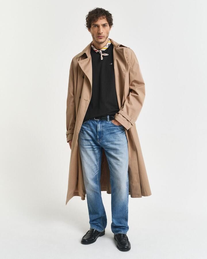 Gant T-shirt REG SHIELD SS T-SHIRT met logoborduursel op borsthoogte - Foto 7