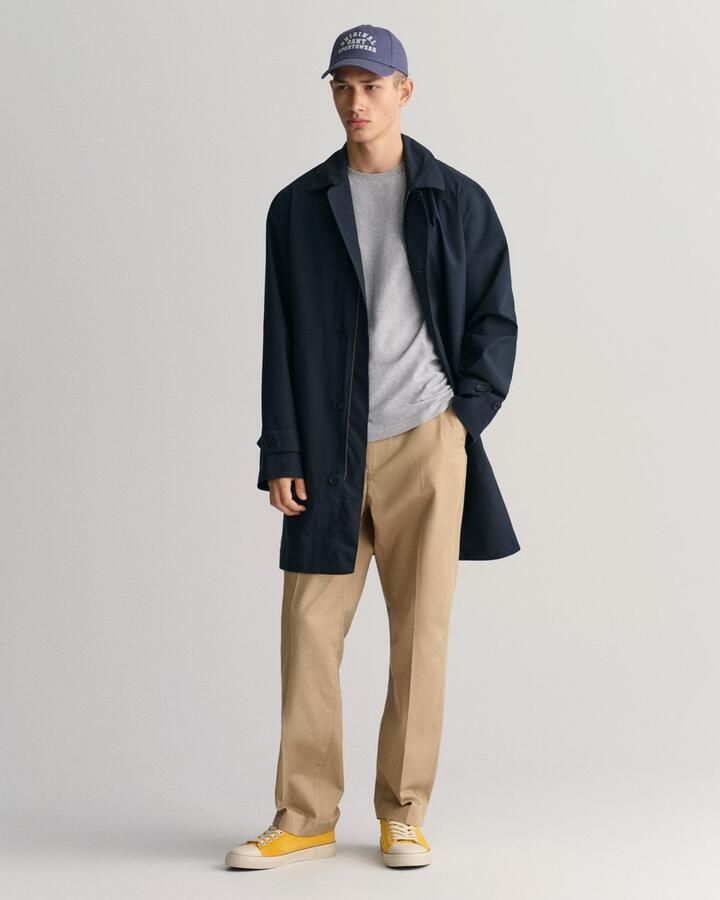 Gant T-shirt SLIM SHIELD SS T-SHIRT met logoborduursel op borsthoogte - Foto 3