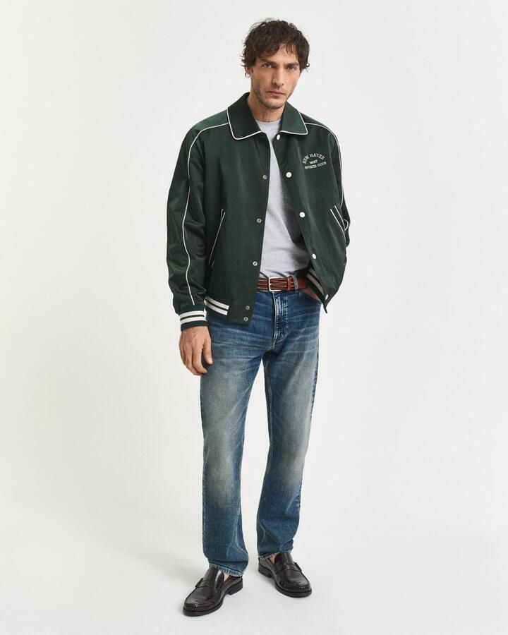 Gant T-shirt SLIM SHIELD SS T-SHIRT met logoborduursel op borsthoogte - Foto 8