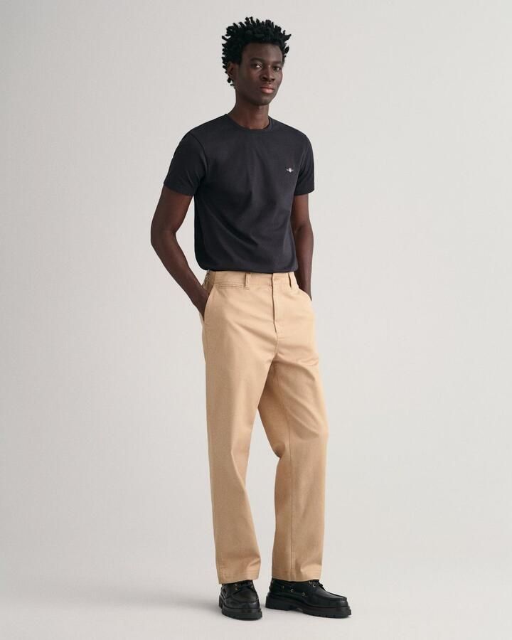 Gant T-shirt SLIM SHIELD SS T-SHIRT met logoborduursel op borsthoogte - Foto 7