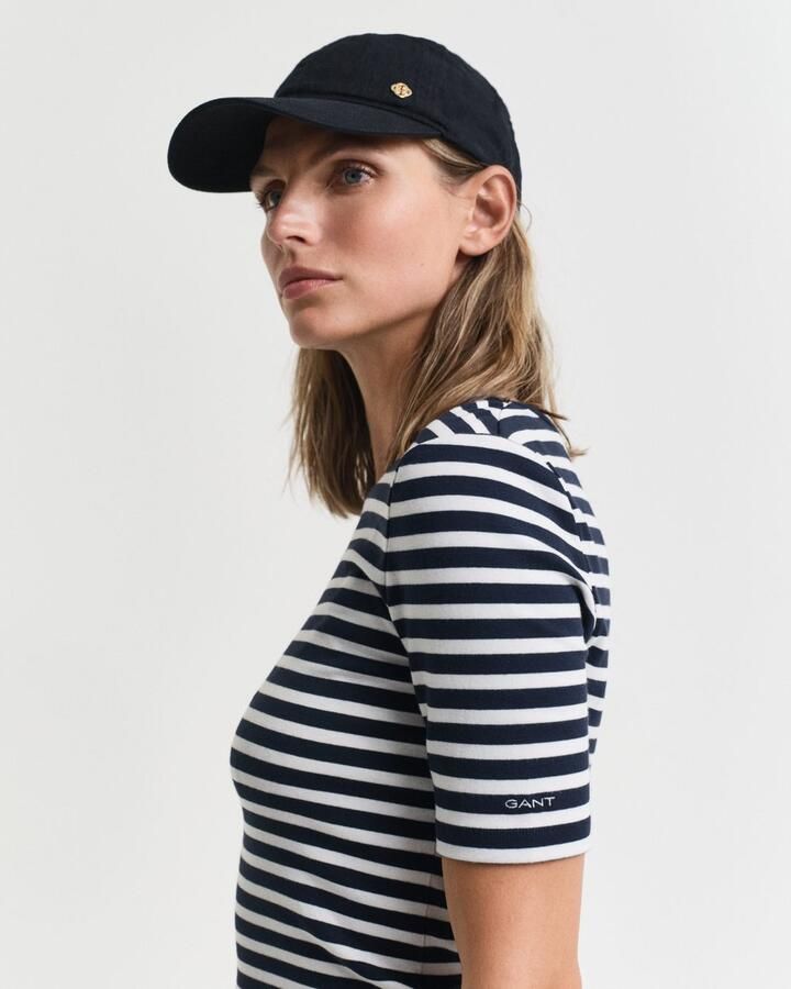 Gant T-shirt SLIM STRIPED 1X1 RIBBED KA T-SHIRT - Foto 3