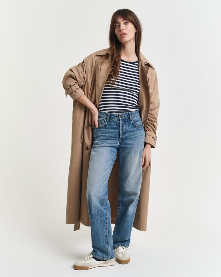 Gant T-shirt SLIM STRIPED 1X1 RIBBED KA T-SHIRT - Foto 9