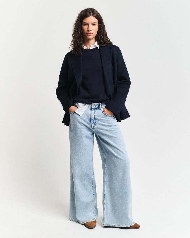 Gant Trui met ronde hals CLASSIC COTTON C-NECK - Foto 3