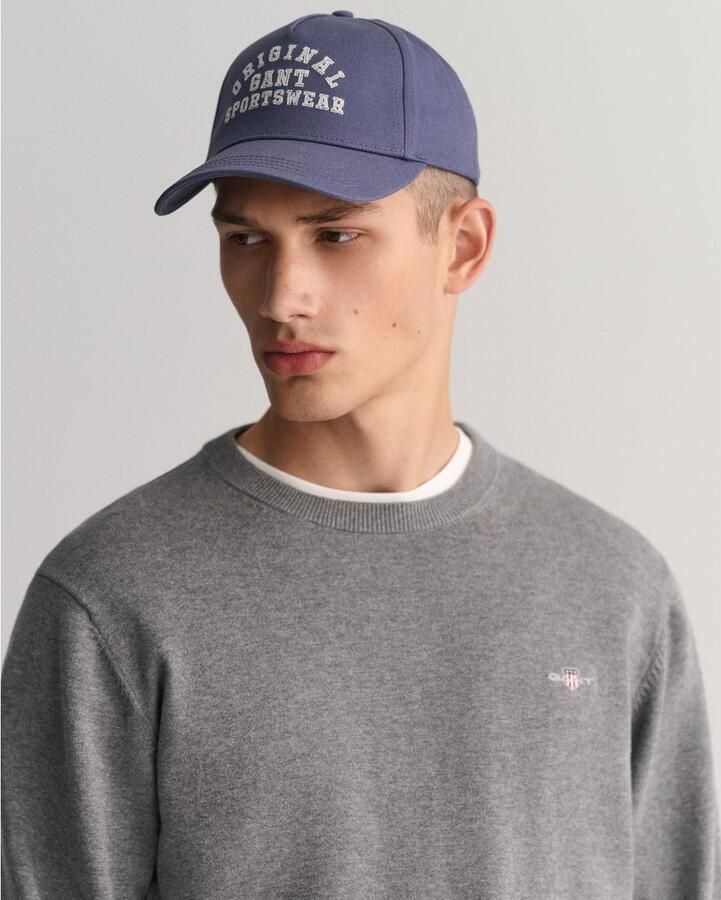 Gant Trui met ronde hals CLASSIC COTTON C-NECK Premium gebreide trui van zacht 100% katoen overgangstrui - Foto 2