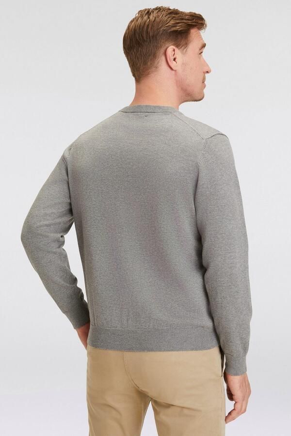 Gant Trui met V-hals CLASSIC COTTON V-NECK Premium gebreide jersey van zacht 100% katoen overgangstrui - Foto 18