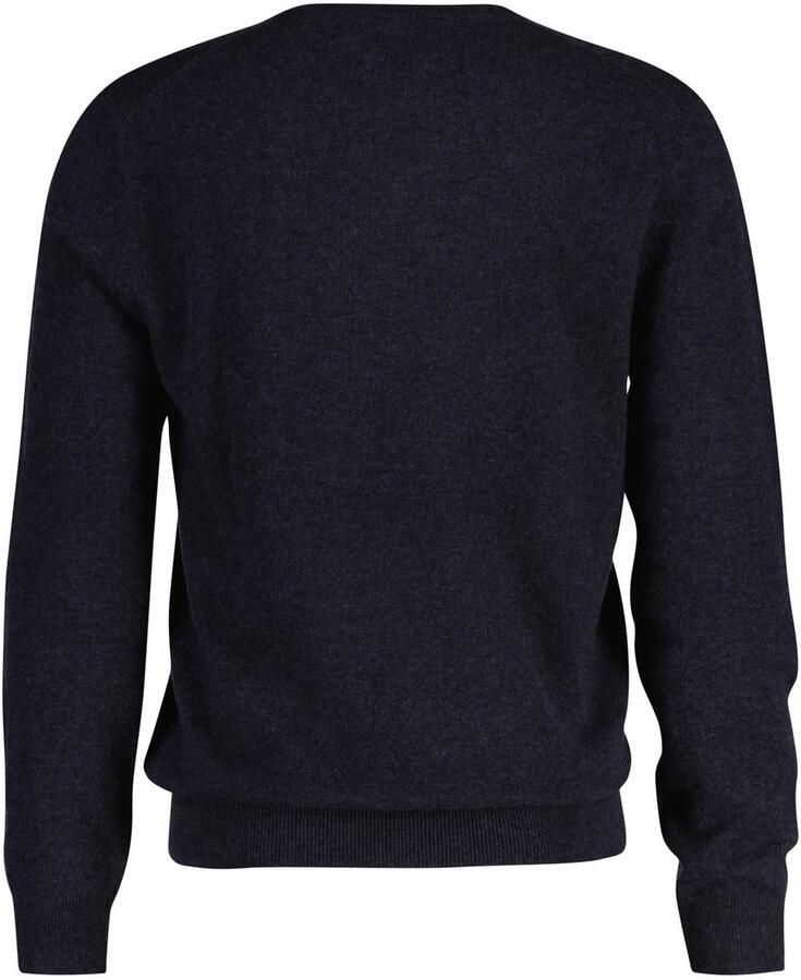 Gant Sweater Pullover V-Hals Woolblend Navy Melange