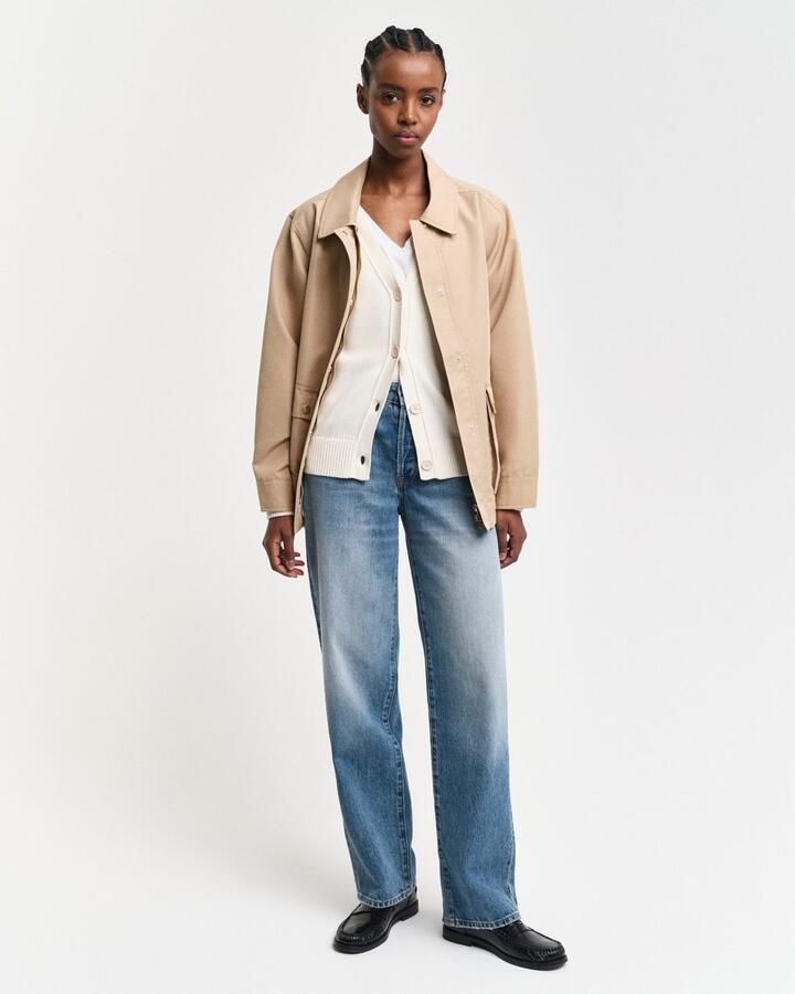 Gant Gebreid vest met labelstitching - Foto 8