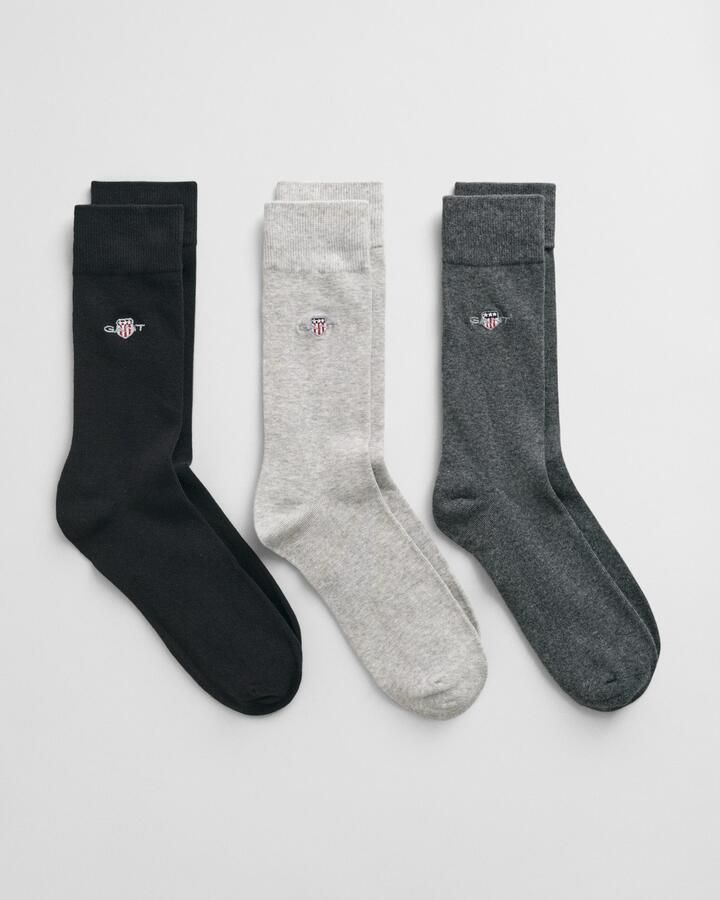 Gant Vrijetijdssokken SHIELD SOCKS 3-PACK (set 3 paar)