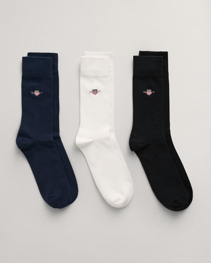 Gant Vrijetijdssokken SHIELD SOCKS 3-PACK (set 3 paar)