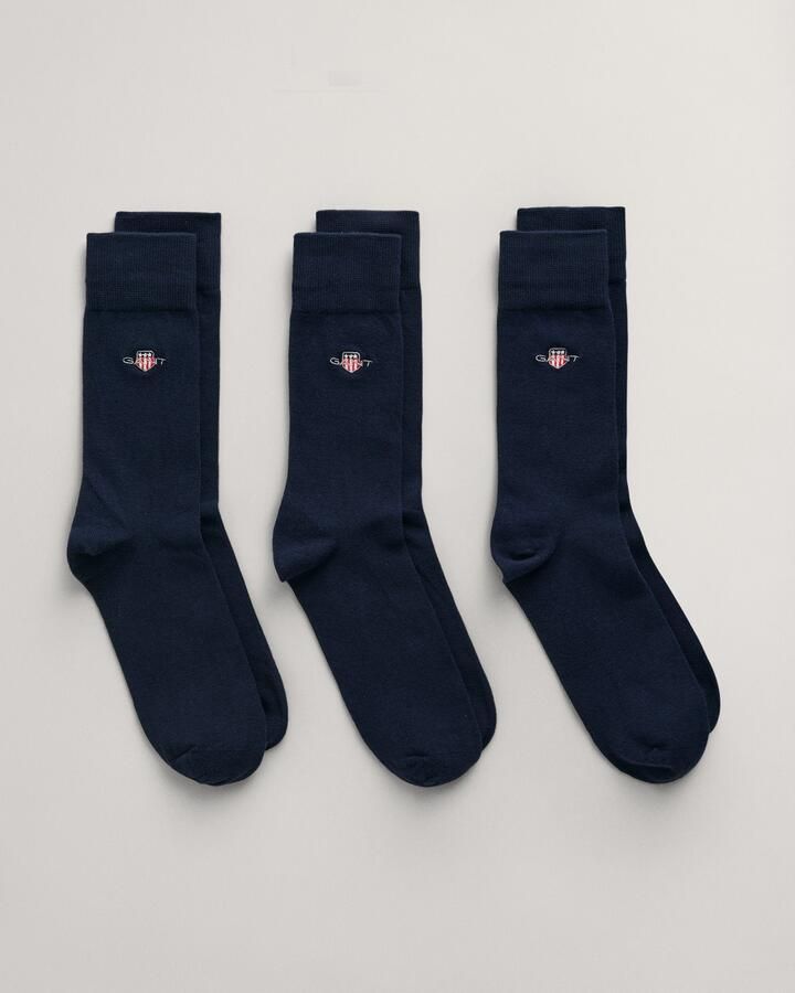 Gant Vrijetijdssokken SHIELD SOCKS 3-PACK (set 3 paar)
