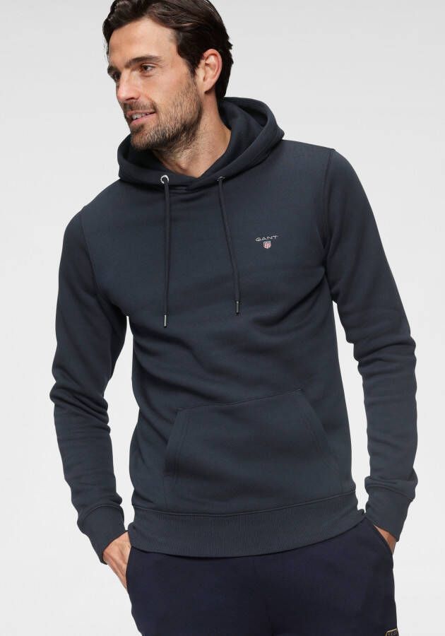 Gant Comfortabele en stijlvolle hoodie Black Heren