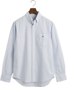Gant Overhemd met lange mouwen REG OXFORD BANKER STRIPE SHIRT met een stijlvol logoborduursel