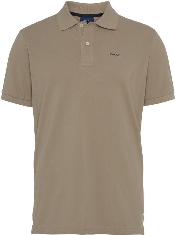 Gant Poloshirt met zijsplitten model 'Pique'