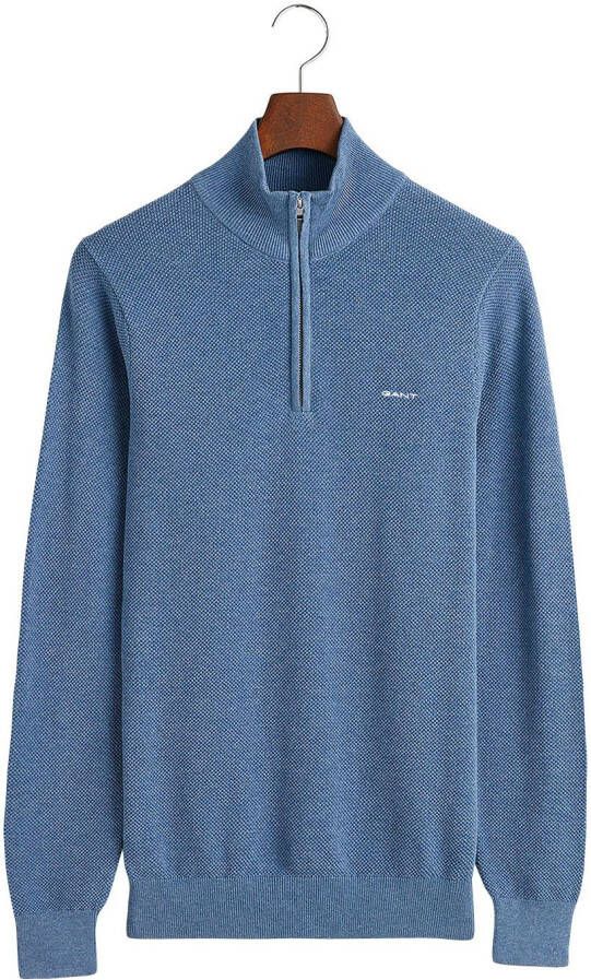 Gant Schipperstrui COTTON PIQUE HALFZIP