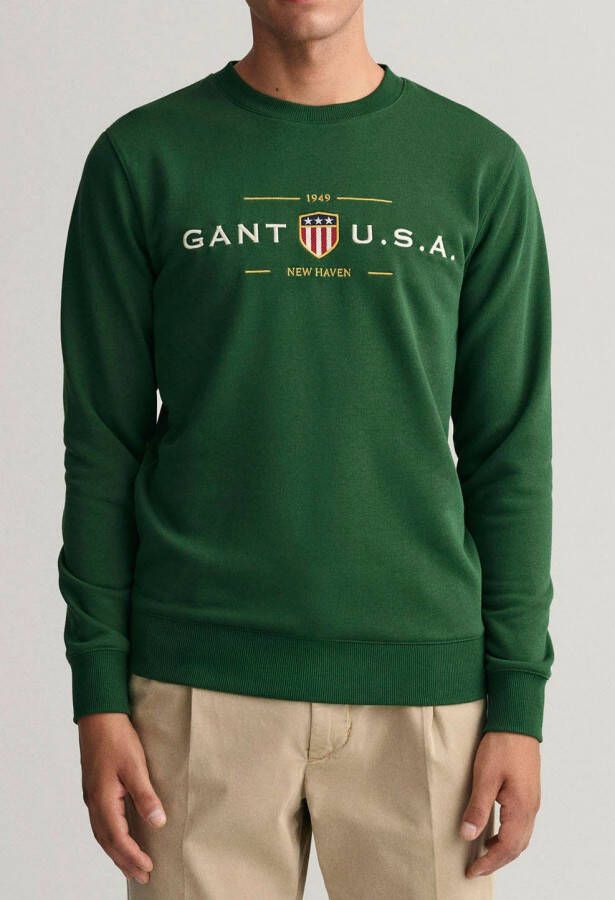 Gant Sweatshirt D1. BANNER SHIELD C-NECK