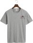 Gant T-shirt REG ARCHIVE SHIELD EMB SS T-SHIRT geïnspireerd door het archief uit de jaren '80 - Thumbnail 2