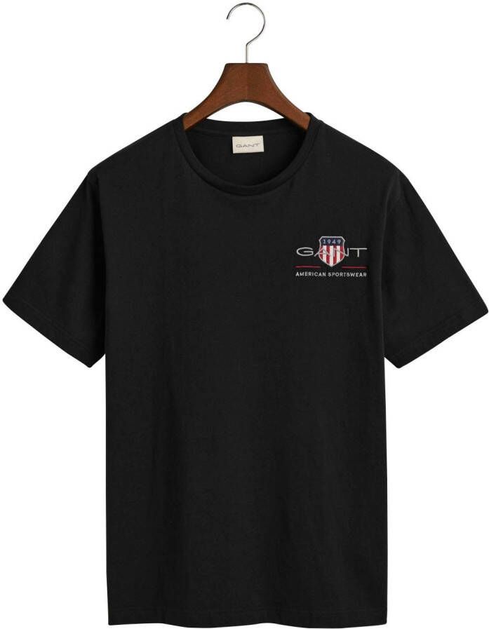 Gant T-shirt REG ARCHIVE SHIELD EMB SS T-SHIRT geïnspireerd door het archief uit de jaren '80