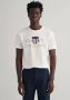 Gant T-shirt met labelprint model 'ARCHIVE SHIELD' - Thumbnail 1