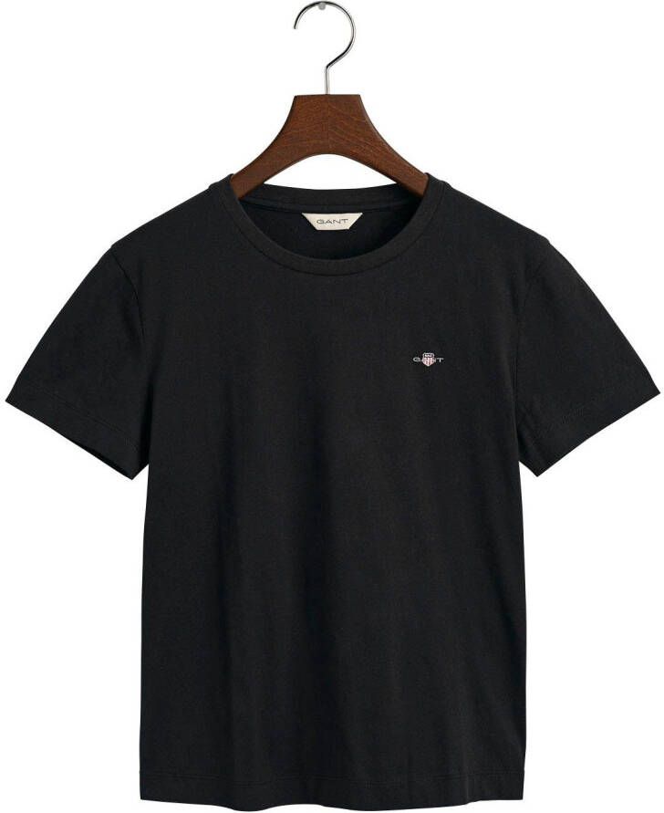Gant T-shirt REG SHIELD KA T-SHIRT met een klein geborduurd wapenschild op de borst