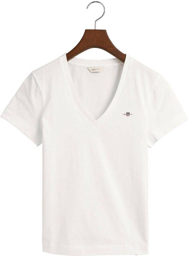 Gant T-shirt REG SHIELD KA V-NECK T-SHIRT