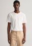 Gant T-shirt REG SHIELD SS T-SHIRT met logoborduursel op borsthoogte - Thumbnail 3