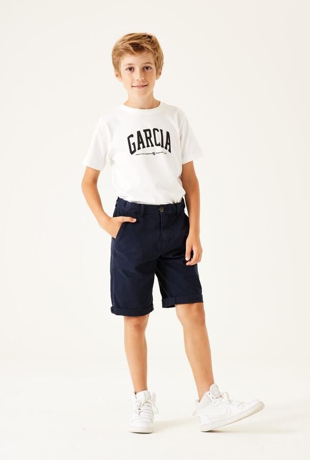 Garcia regular casual short donkerblauw - Foto 3