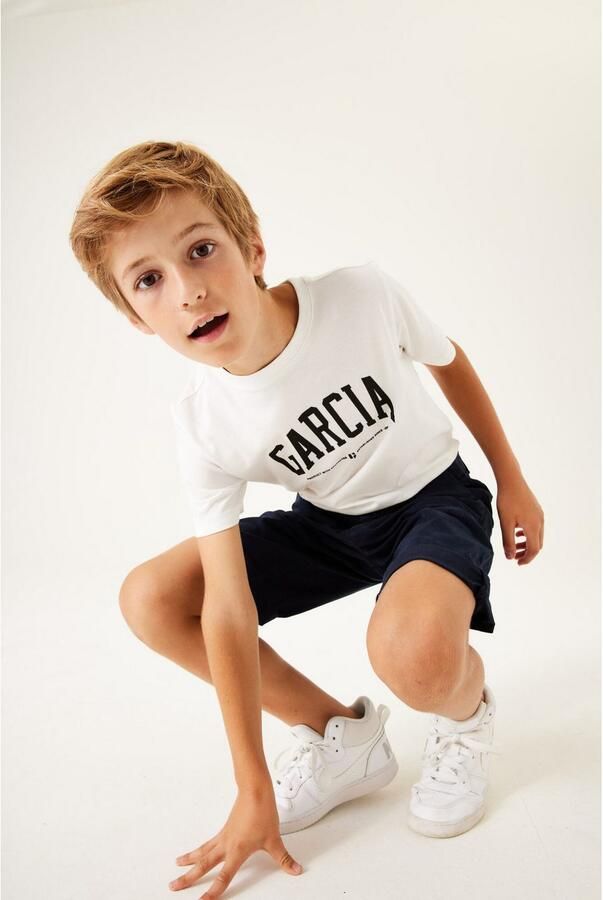 Garcia regular casual short donkerblauw - Foto 5