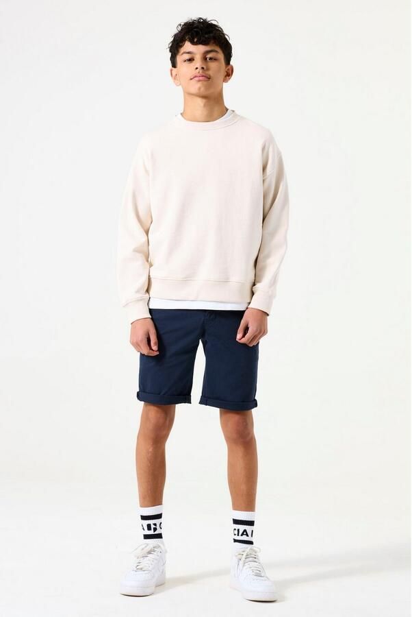 Garcia regular casual short donkerblauw - Foto 6