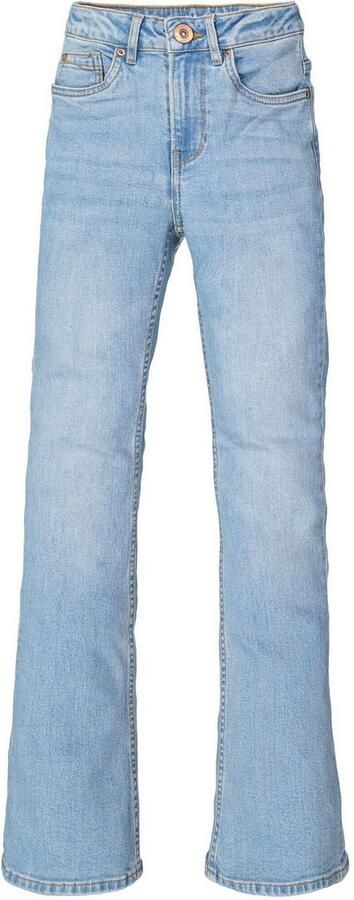Garcia high waist flared jeans medium used Blauw Meisjes Stretchdenim Effen 128 - Foto 6
