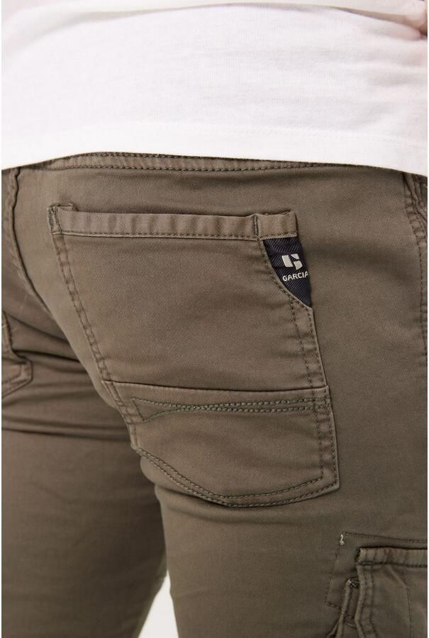 Garcia regular fit cargobroek mosgroen Jongens Jog denim Effen 128 - Foto 8